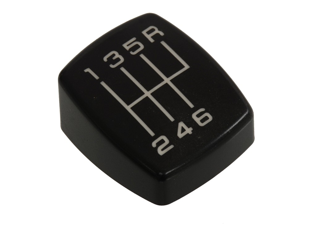 1997-2004 Corvette Shifter Knob Button 6 Speed Pattern
