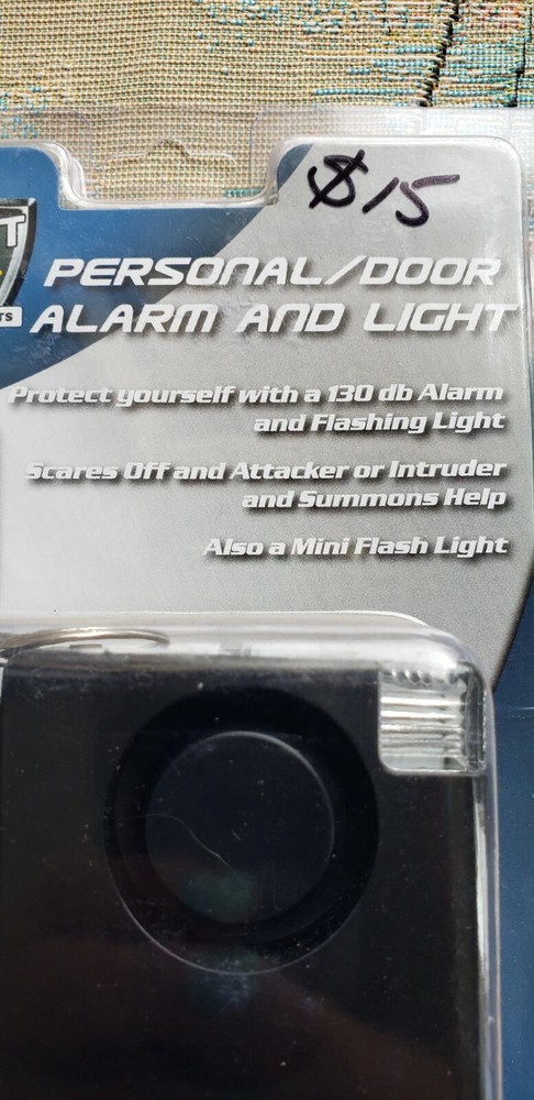 Multi-Purpose Personal Alarm 130dB ~ Self, Door, Window, Purse, Backpack, Light