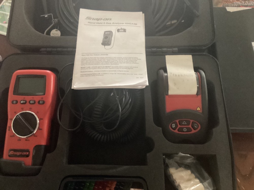 Snap-On Hand Held 5 Gas Analyzer  (HHGA5B) with Printer