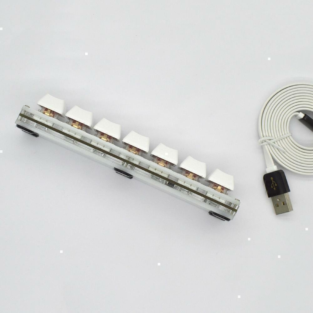 7 Keys HID Standard Keyboard USB Interface Custom Macro Mini Mechanical Keyboard