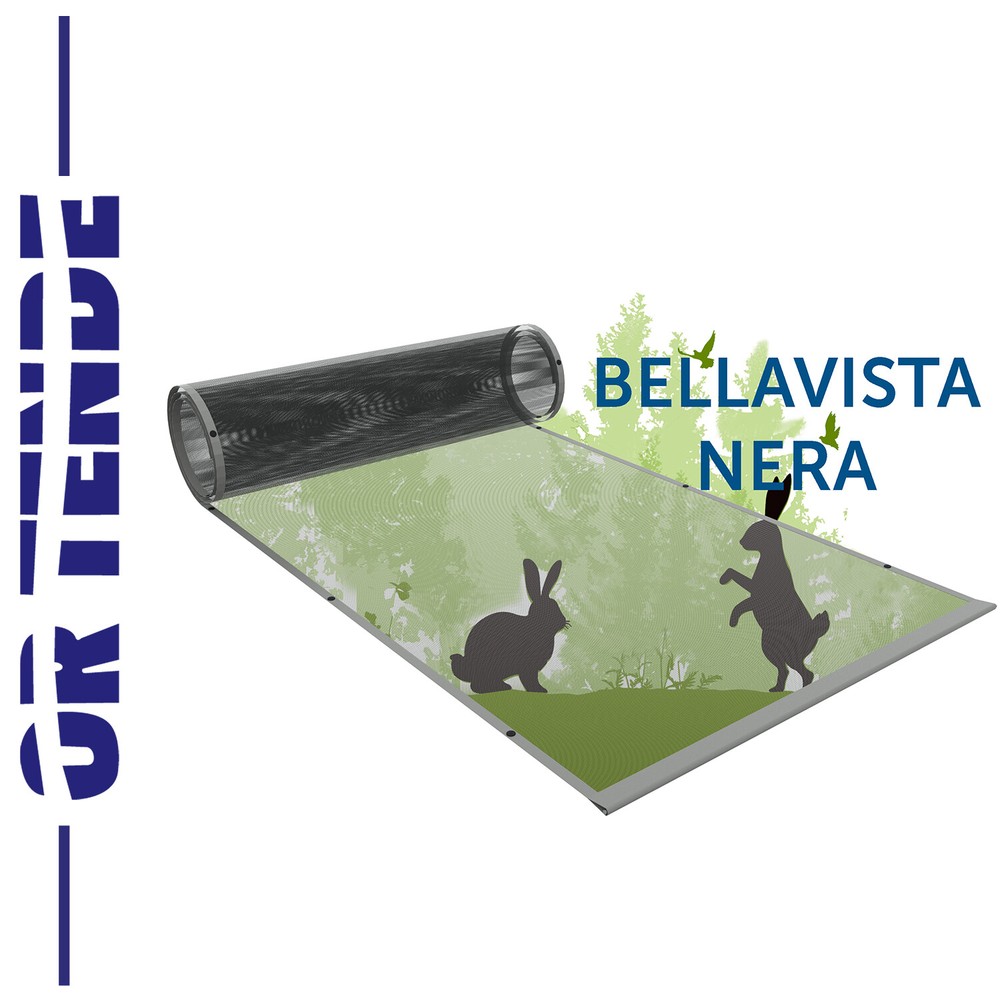 BELLAVISTA NERA Custom Made Replacement Net for Reelable Mosquito Nets