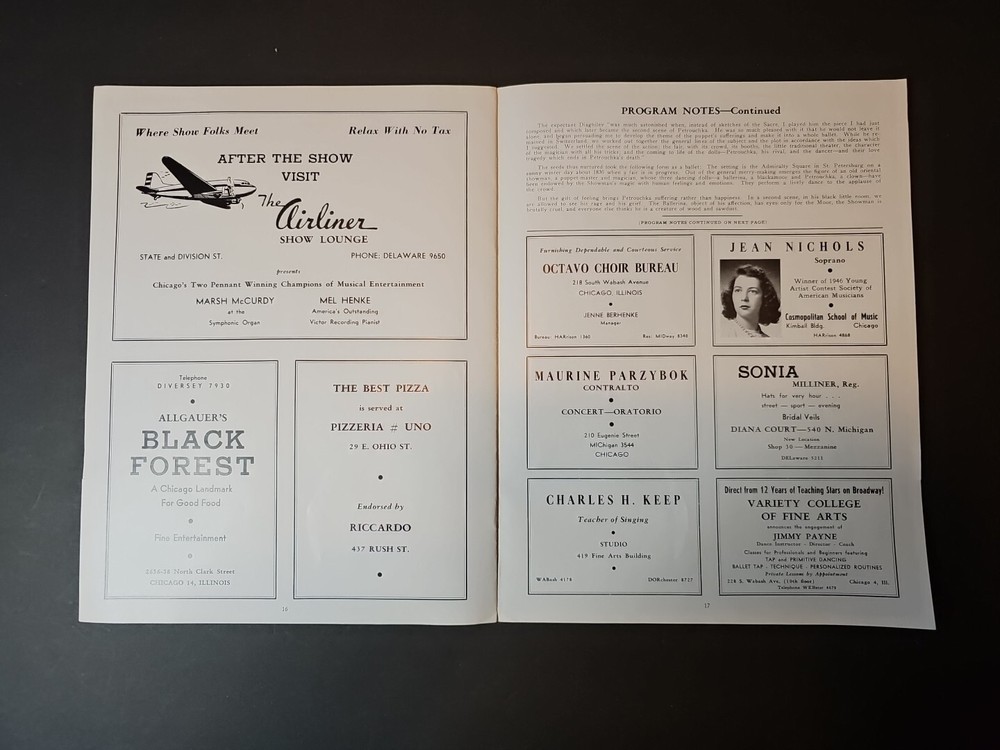 The Philadelphia Orchestra 47th Season 1946-47 Eugene Ormandy Playbill Program