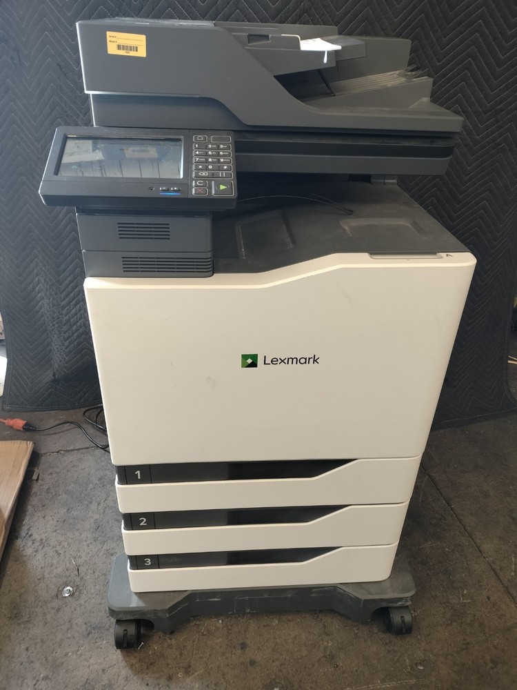 Lexmark CX820 Multifunction Color Laser Printer Copier Fax Scanner