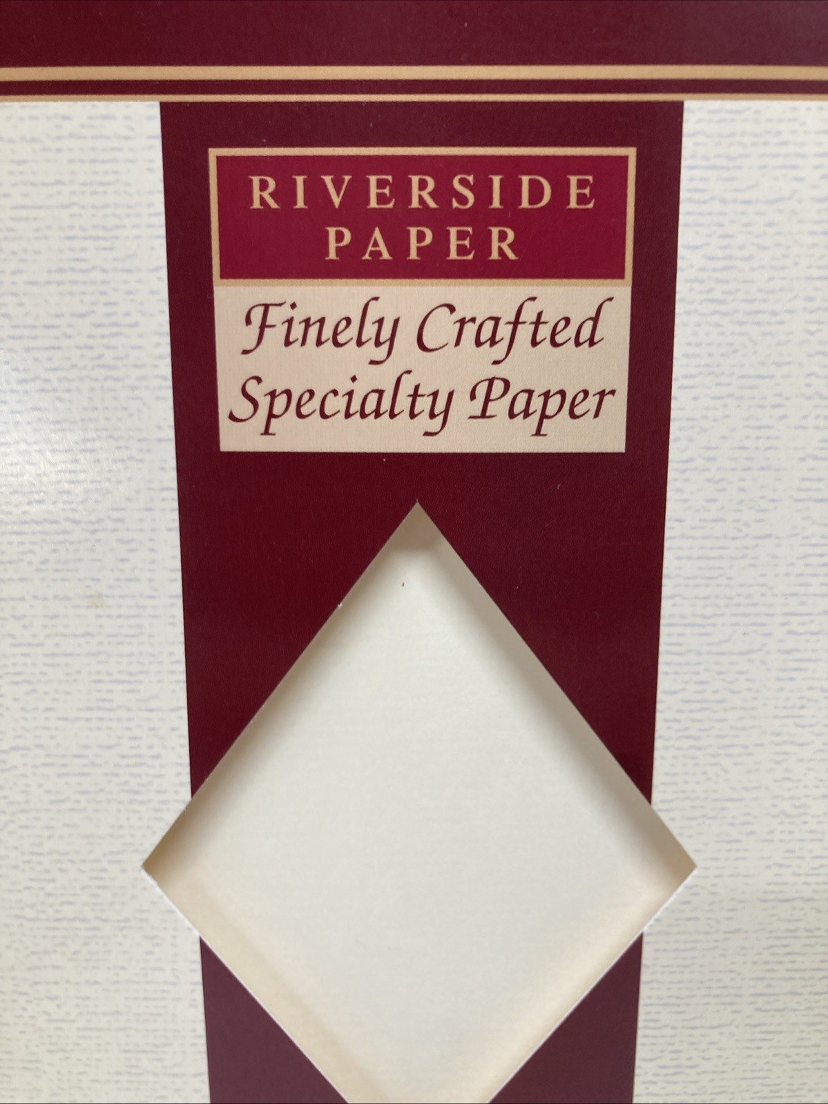Riverside Ivory Linen 25% Cotton Paper 80 Sheets 8.5 x 11 Heavyweight 24lb
