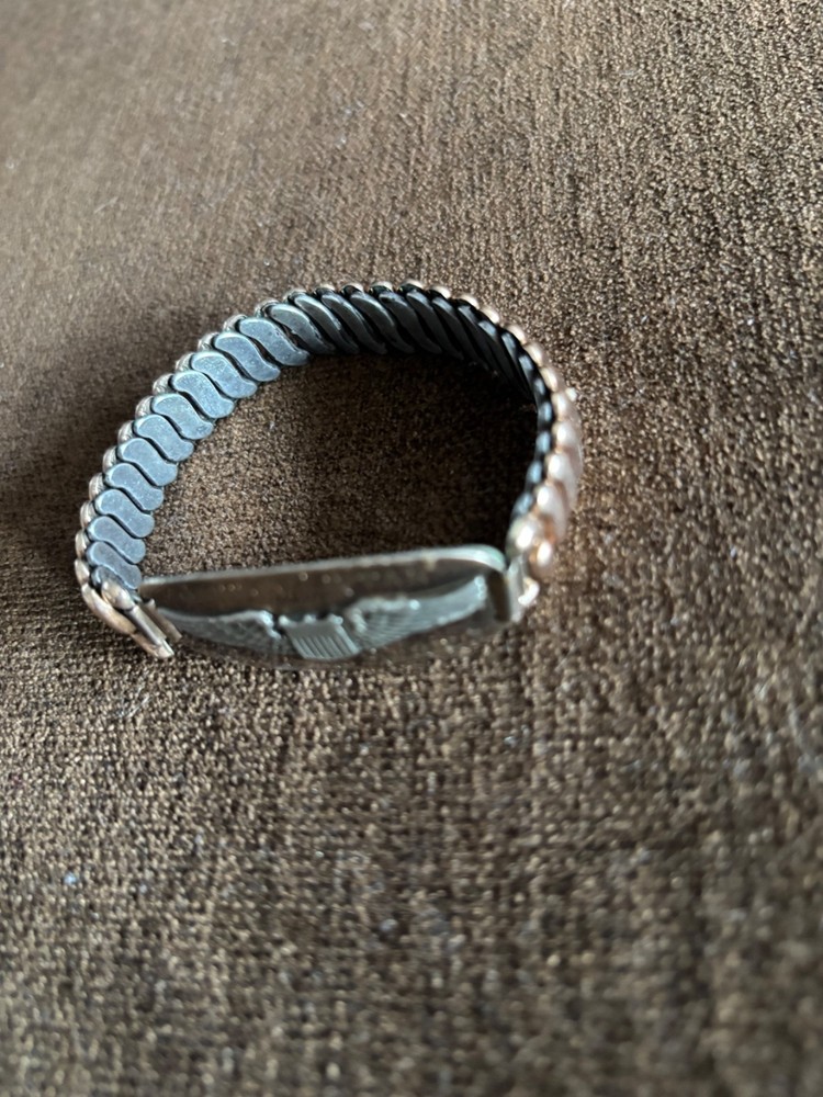 WWll USAAF Pilot Wings ID Bracelet