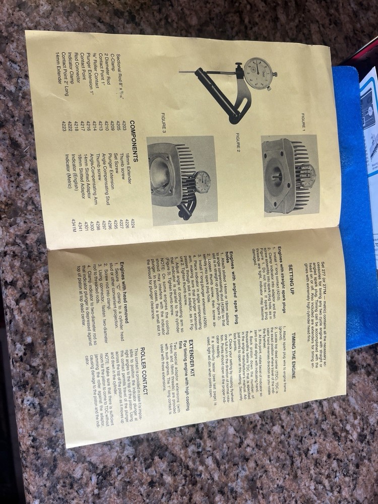 Central Tools #277 (6483) Master Timing Gage Set