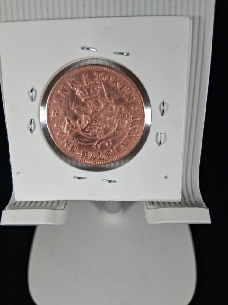 1857 CANADA 1/2 PENNY TOKEN