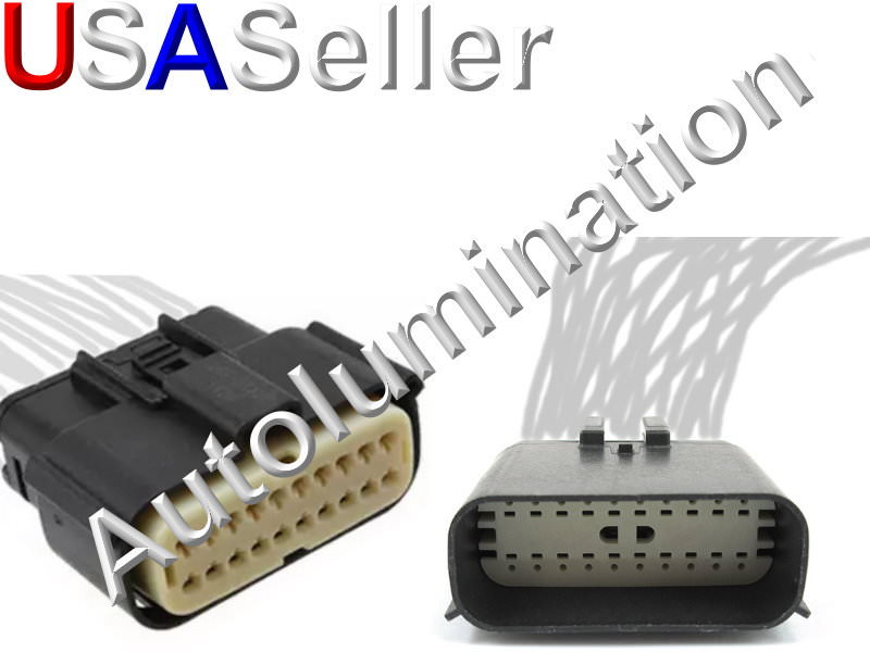 Inline Junction Connector Ford Lincoln Molex 20 Pin Position