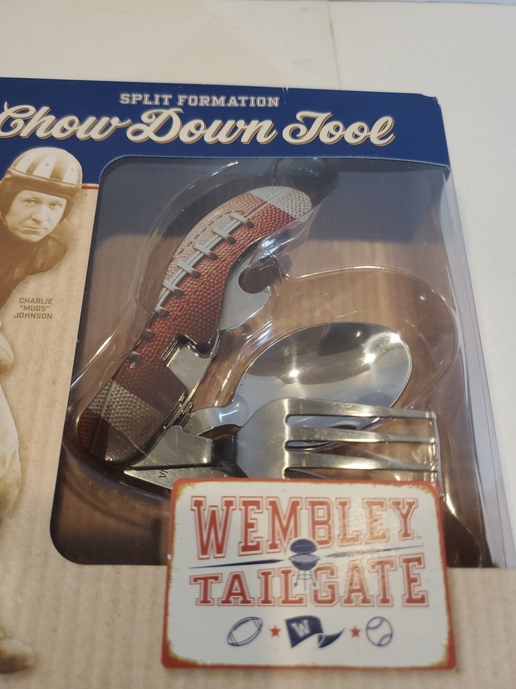 Wembley Tailgate Split Formation Chow Down Tool Fork/Knife/Spoon/Bottle Opener