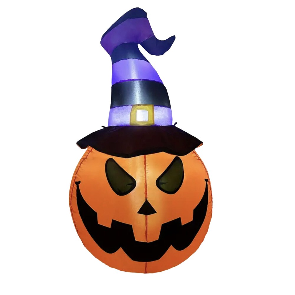Drip Depot Inflatable Pumpkin with Hat