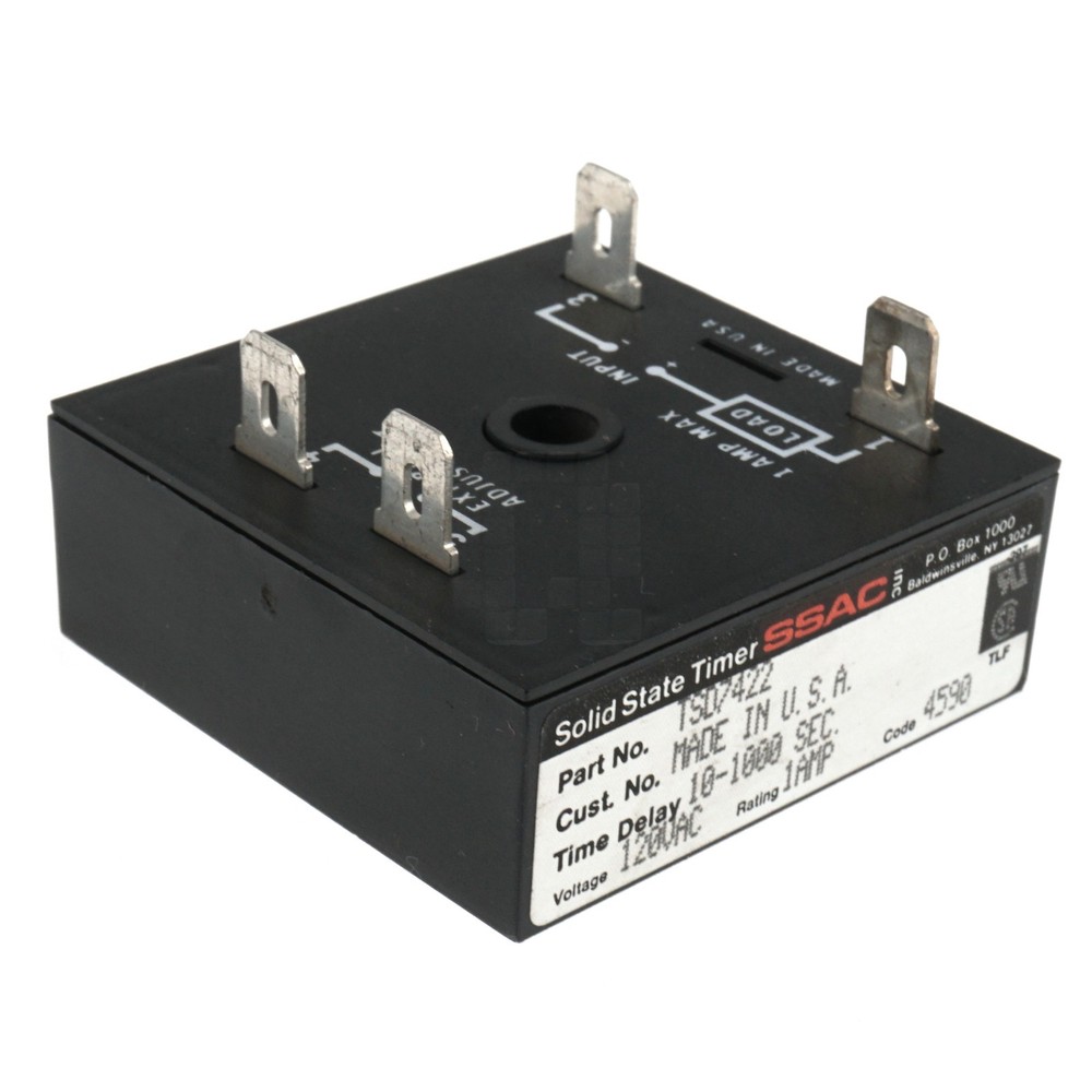 SSAC TSD7422 Solid State Timer-Interval/Delay-on-Break, 1 Amp, 120VAC 10-1000sec
