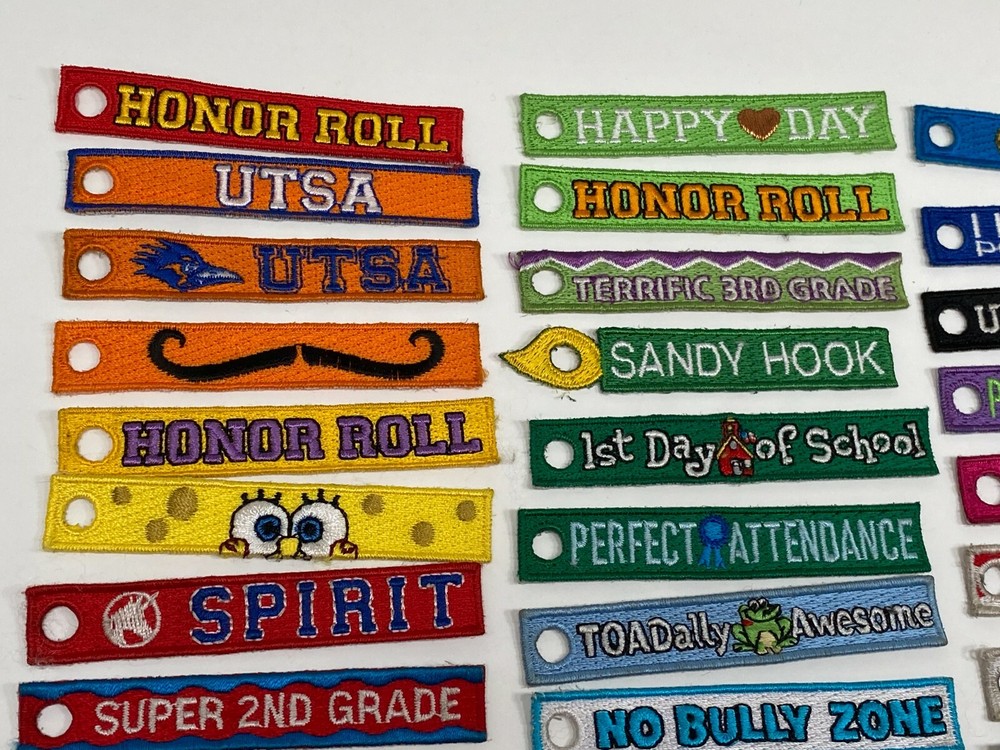 48 Teacher Student Principal Backpack Zipper Pull Swag School