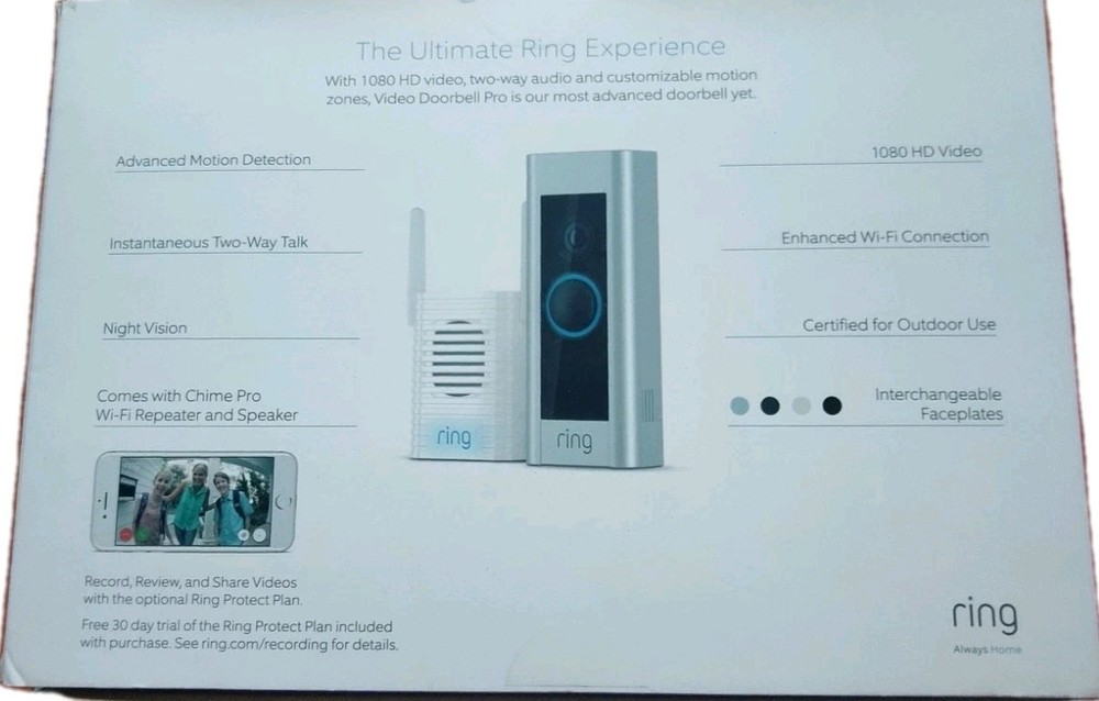 Ring - video doorbell pro and chime pro bundle