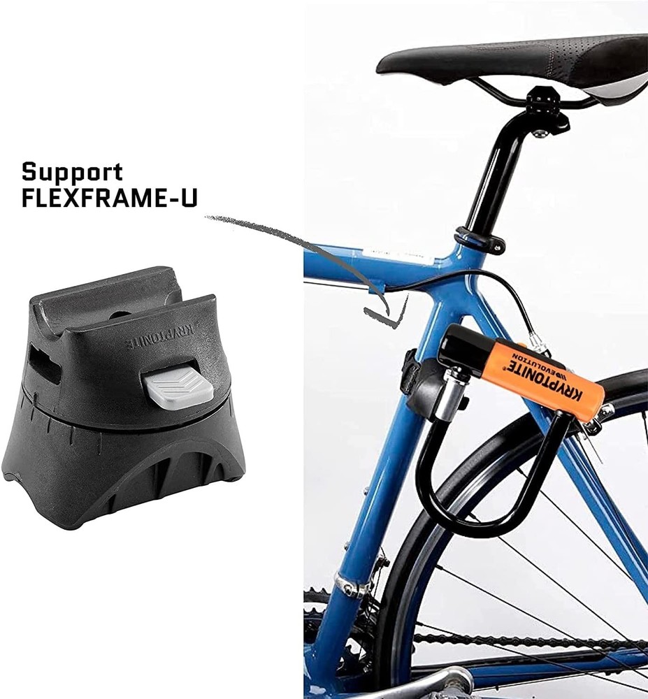Kryptonite Evolution Standard U-Lock 4"x9" Black - High Security Bike Lock
