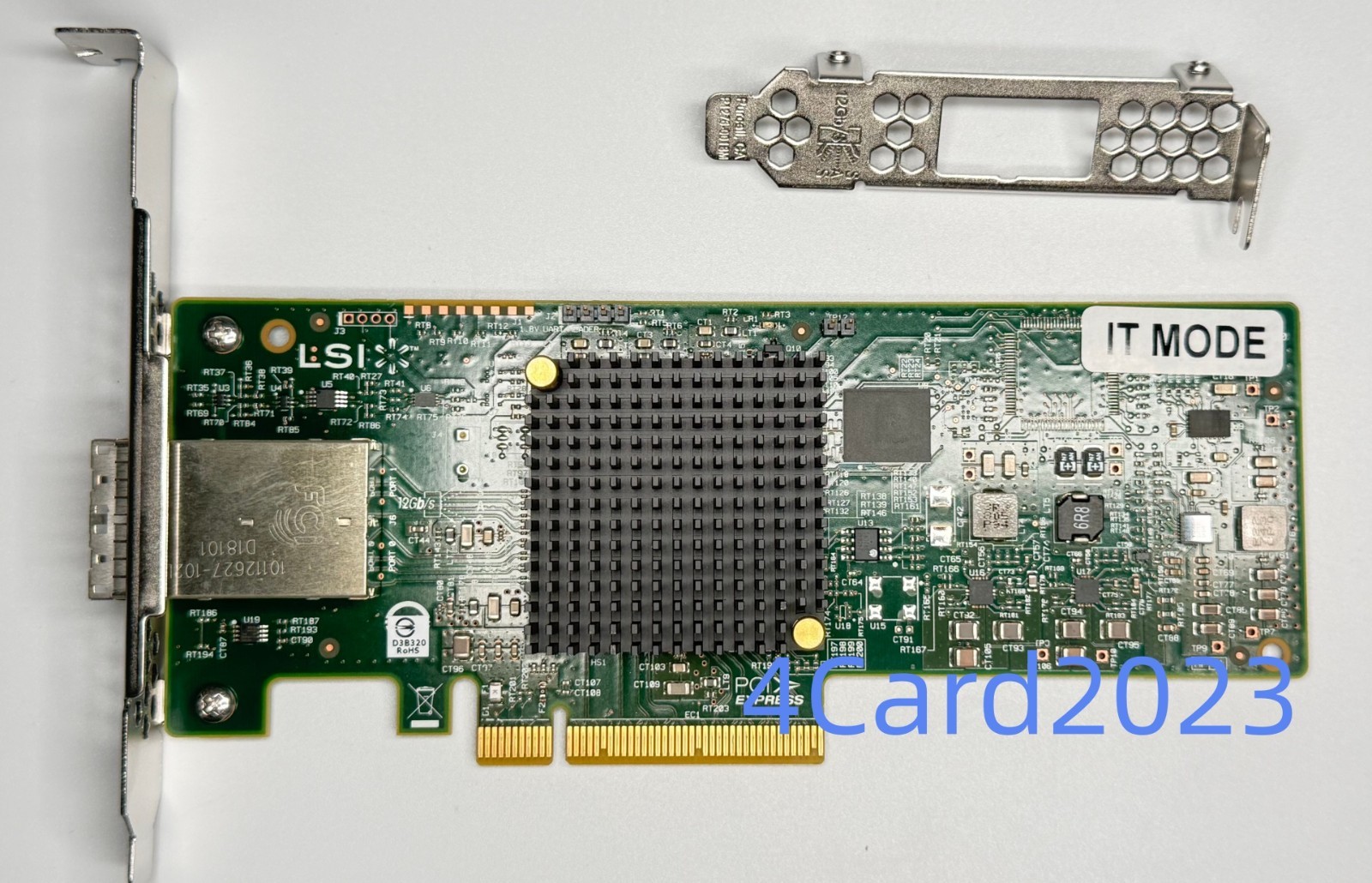 Genuine LSI 9300-8e IT Mode 8-Port 12G SAS HBA w 2*SFF-8644 SATA Cable US