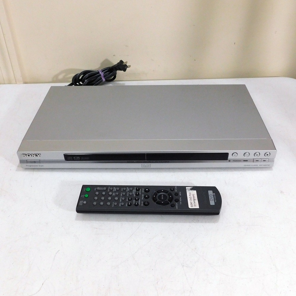 Sony DVP-NS575P Progressive Scan DVD CD Player Tested Working Incl Remote Silver