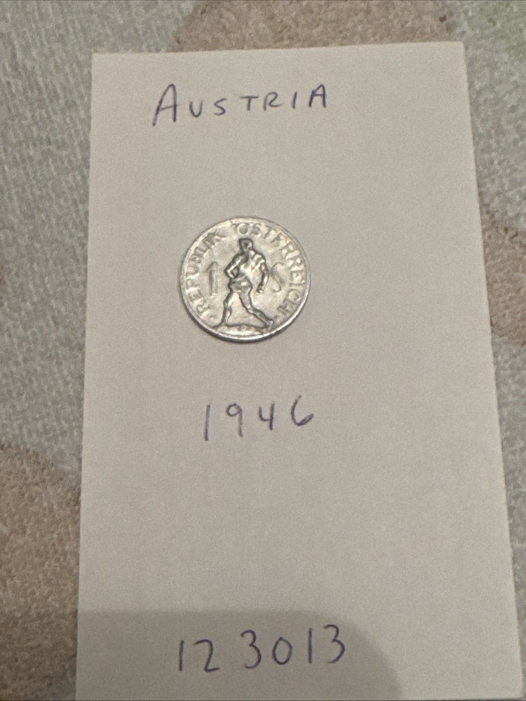 AUSTRIA COIN SCHILLING 1946 1 Schilling