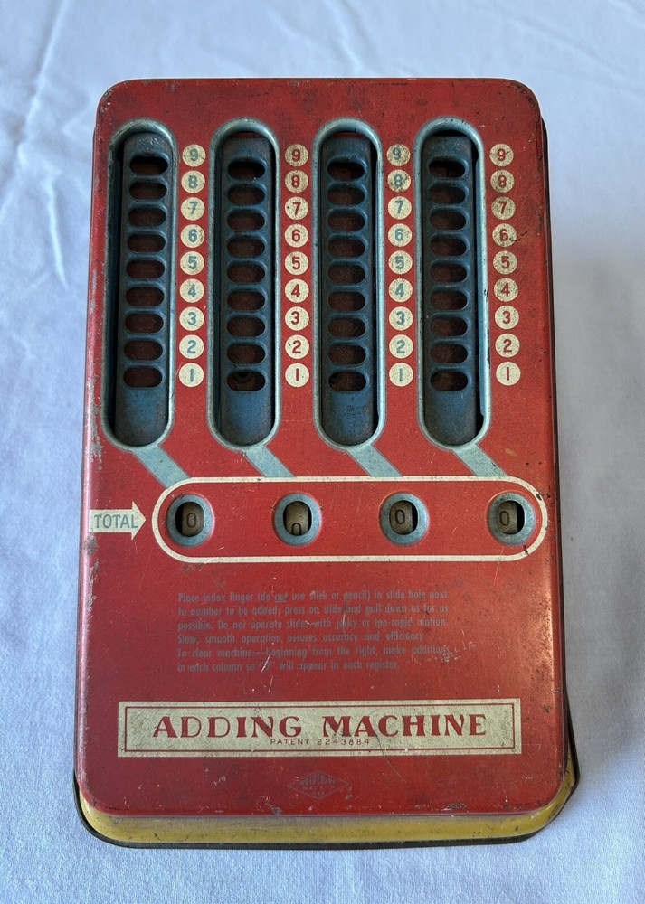 Vintage Wolverine Adding Machine (works)