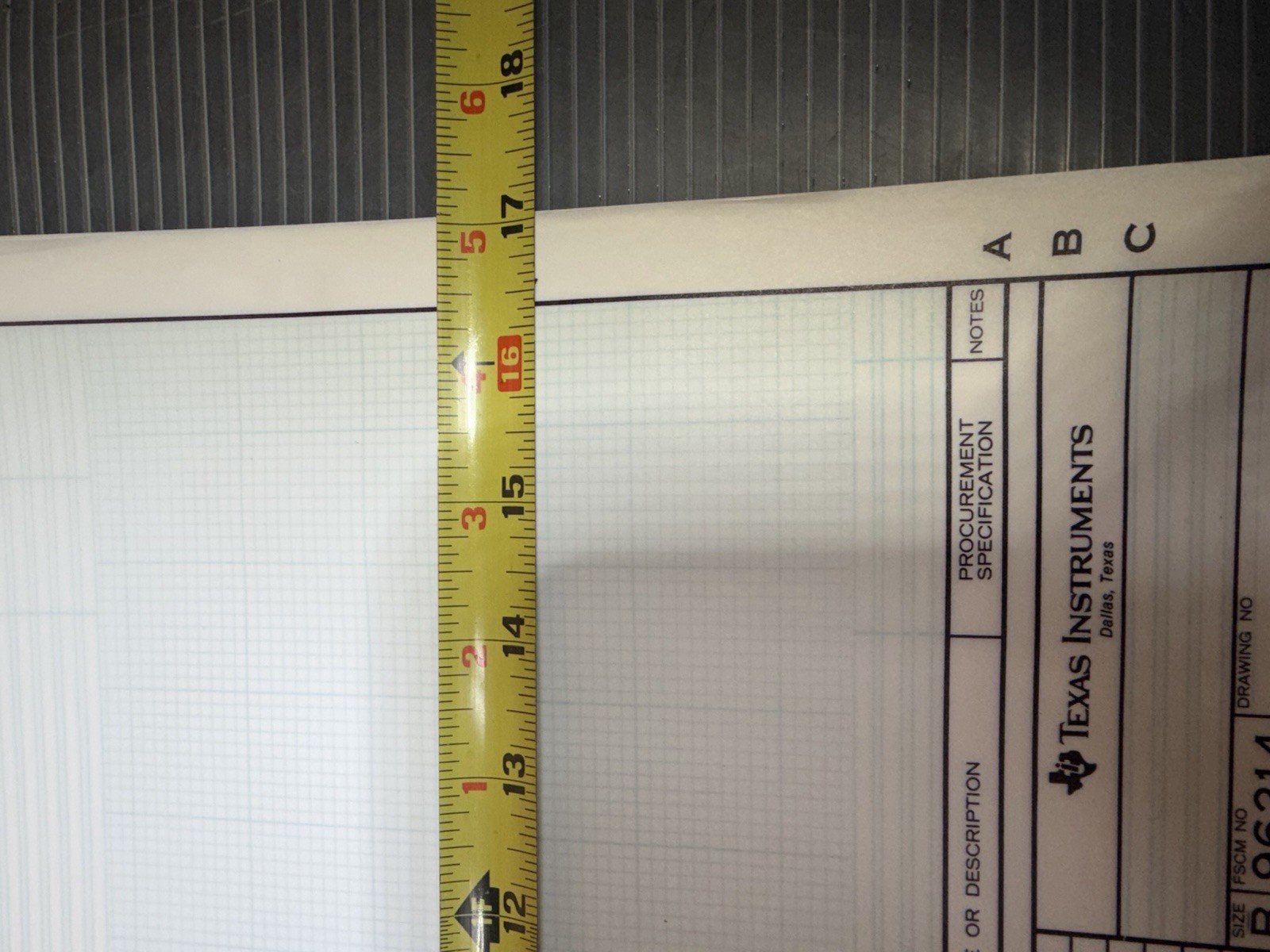 VINTAGE 1960'S TEXAS INSTRUMENTS GRAPH PAPER LOOSE LEAF 20 PAGES TI-7913L