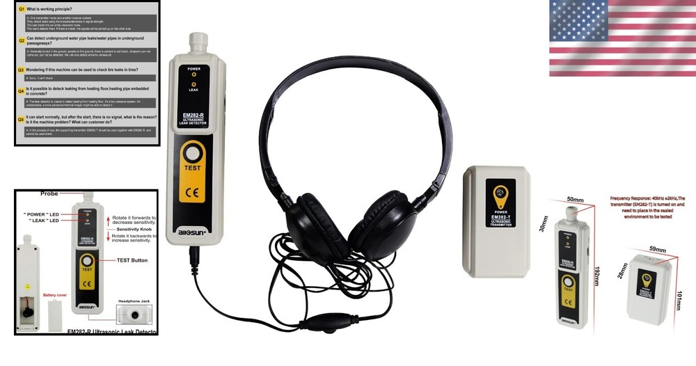 Efficient Leak Detection with Ultrasonic Pressure Transmitter & LED Indication