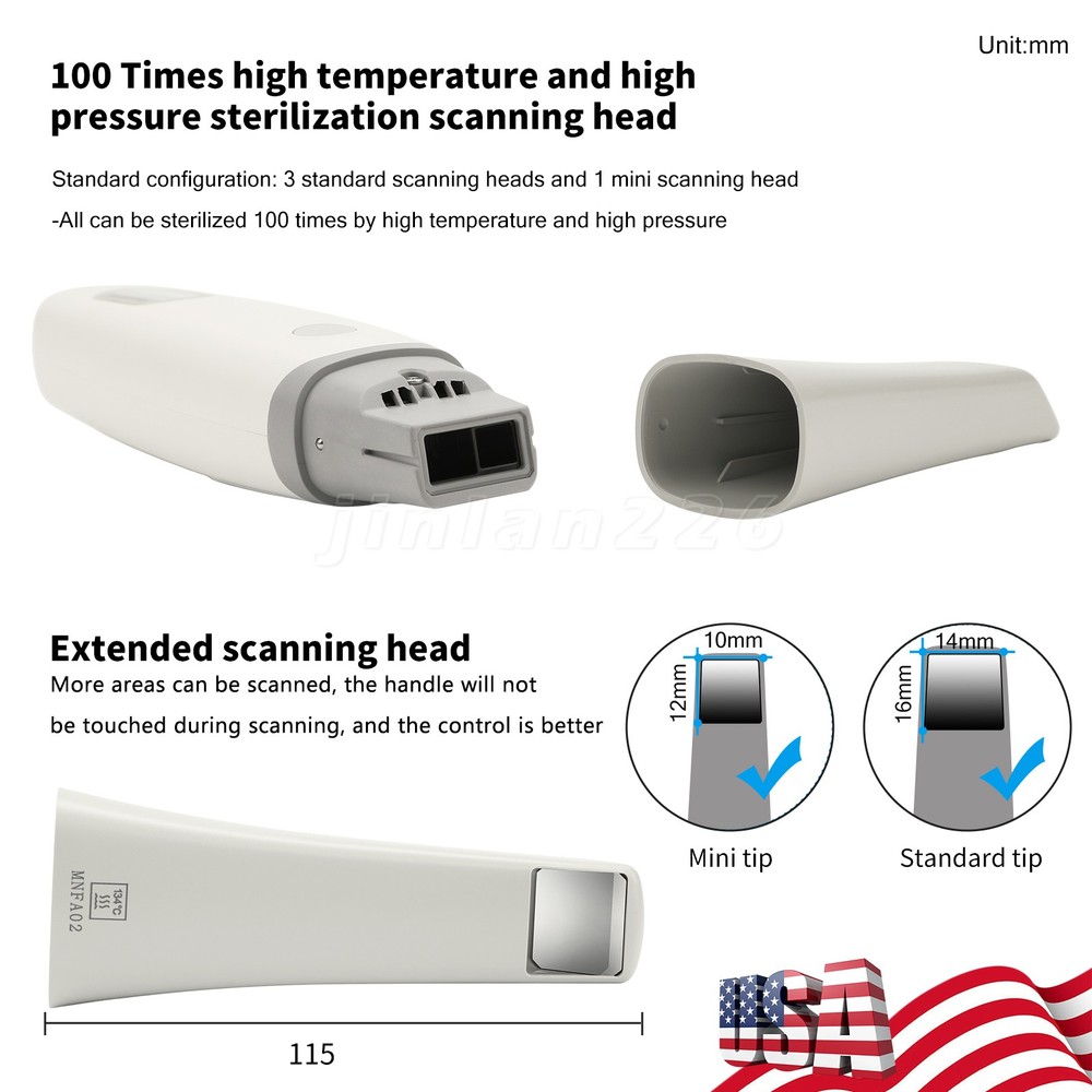 Digital Impressionist Intraoral Scanner Open Data for Prosthetics Implants Ortho