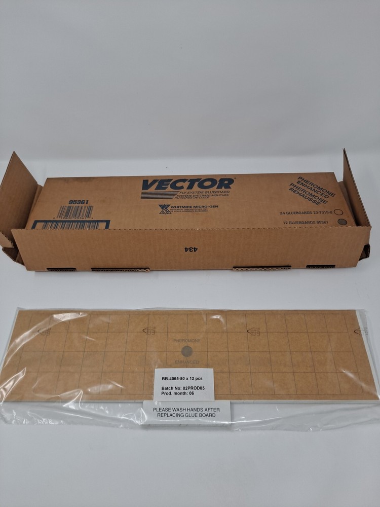 New Vector Fly System Glue Board 95361 12 Pack