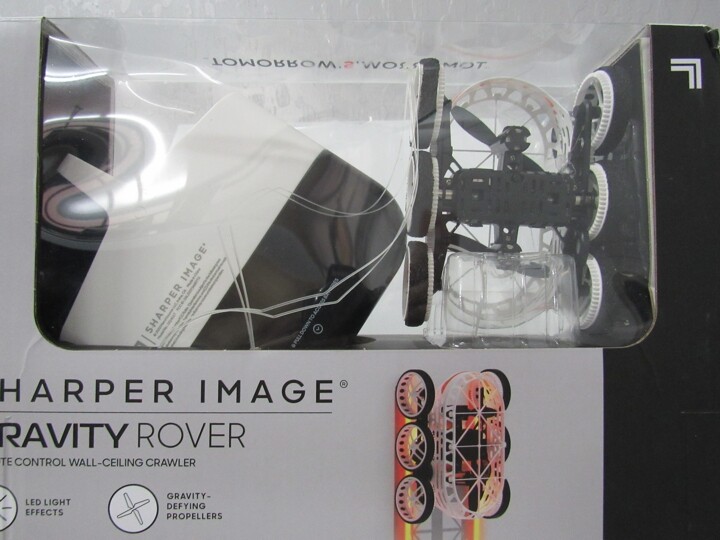 SHARPER IMAGE Remote Control Gravity Rover Antigravity Ceiling Climber, 2.4 Ghz