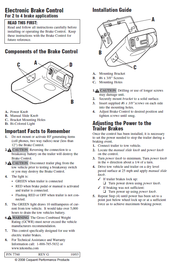 Reese POD Trailer Brake Control for 94-08 Ford F-150 w/ Plug Play Wiring Module