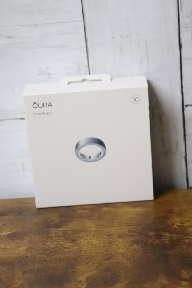 oura ring gen 4 size 10 brushed silver NEW SEALED