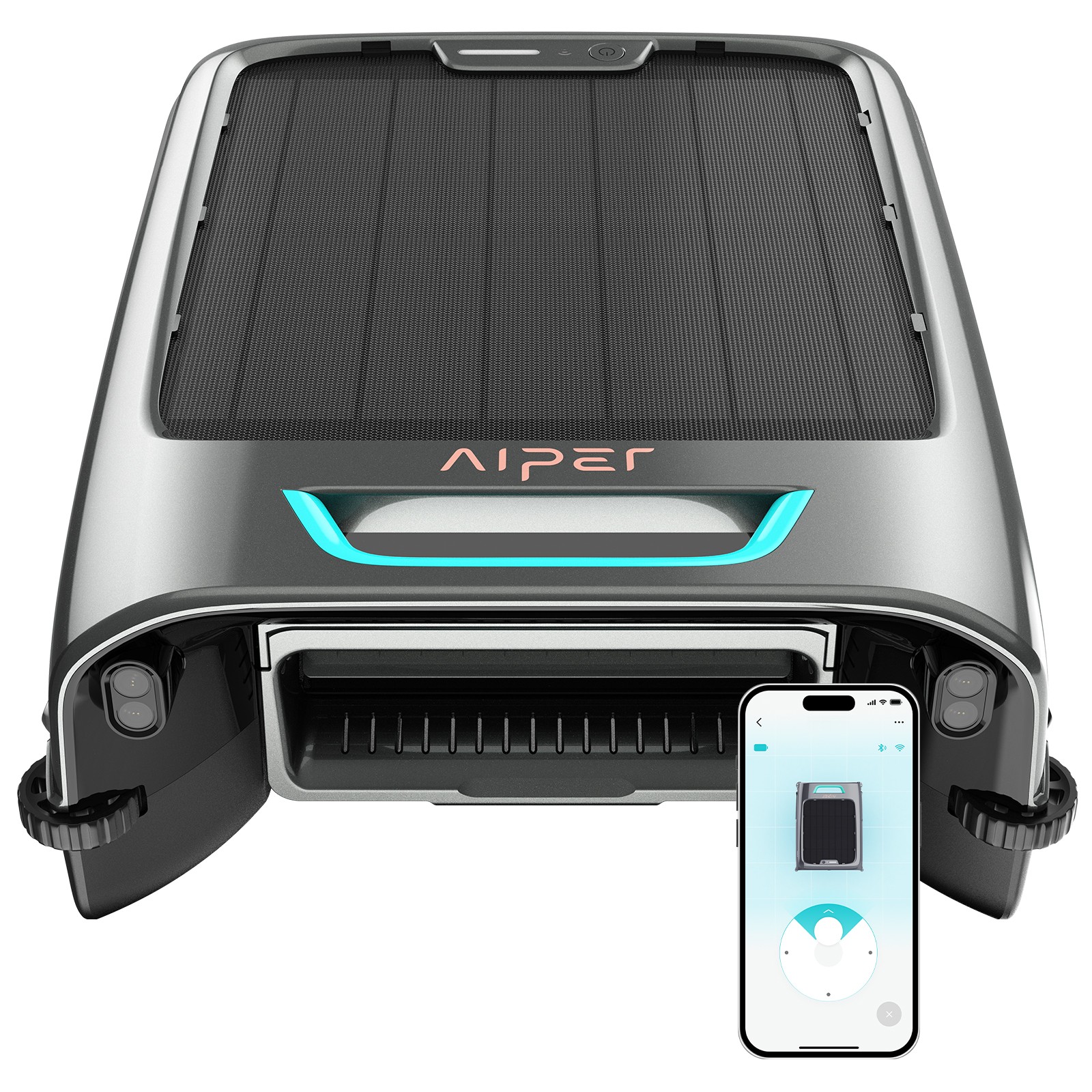 AIPER Eco Surfer S2 Robotic Pool Skimmer Automatic Surface Cleaner Solar Power