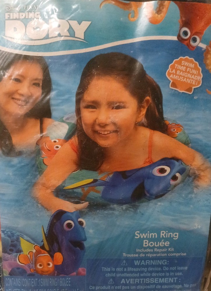 FINDING NEMO DORY SWIM RING FLOTATION INFLATABLE SWIMMING NEW