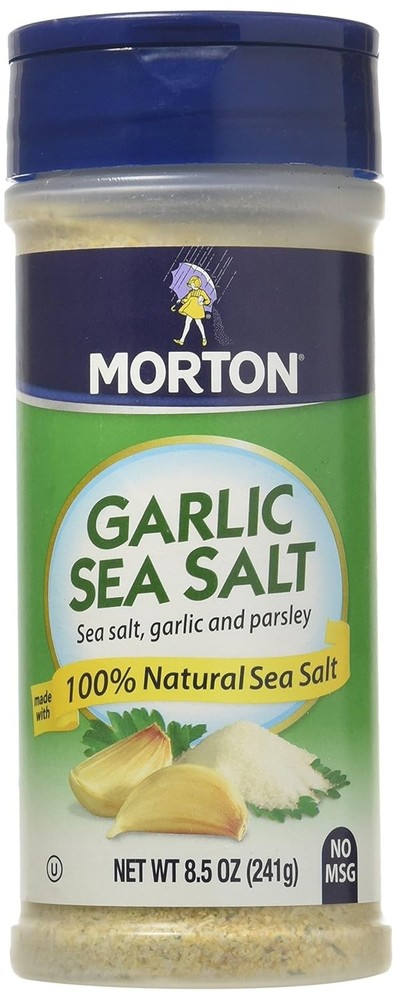 Mortons Sea Salt & Garlic, 8.5 oz
