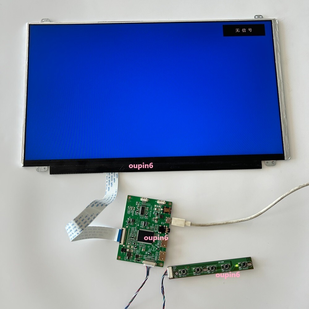 PS PC 15.6" Screen 1366X768 panel LCD DIY + EDP Controller board KIT VGA HDMI