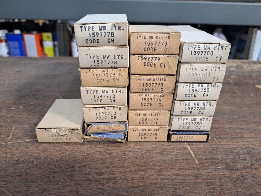 NEW WESTINGHOUSE TYPE MW OVERLOAD HEATER ELEMENTS - VARIOUS SIZES