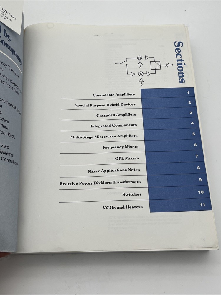 RF & Microwave Component Designers Handbook Vintage Computing Sales Catalog 1988