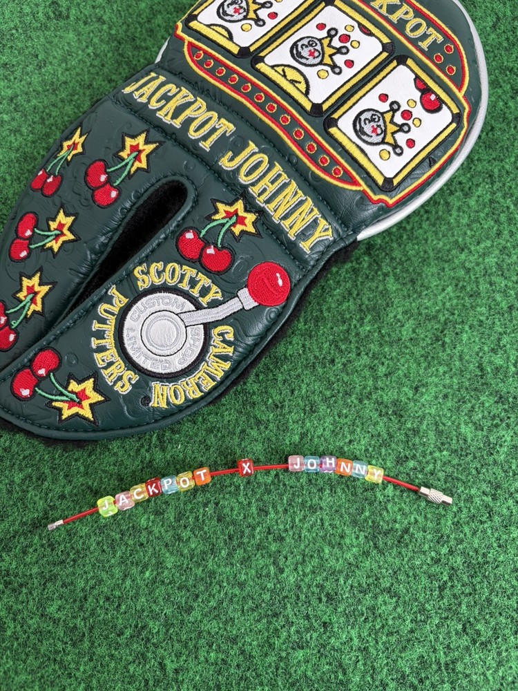 Jackpot Johnny Block Letter Keychain