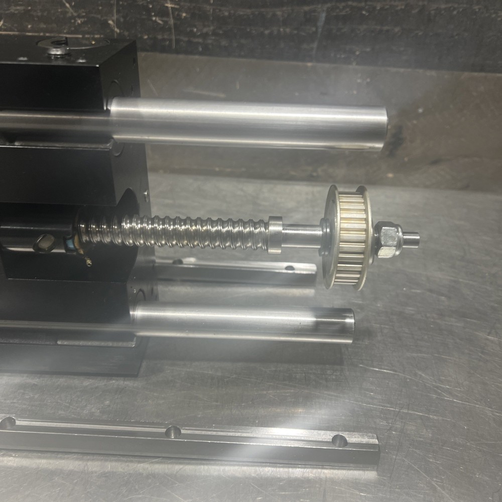 Intelitek Prolight Turning Center Linear Rail Axis Assembly. Used Surplus