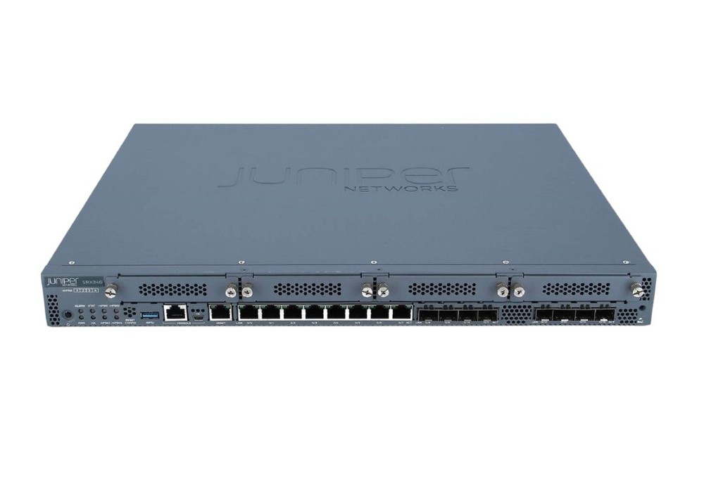 Juniper Model SRX340 Security Appliance With Rack Mounts Bundle
