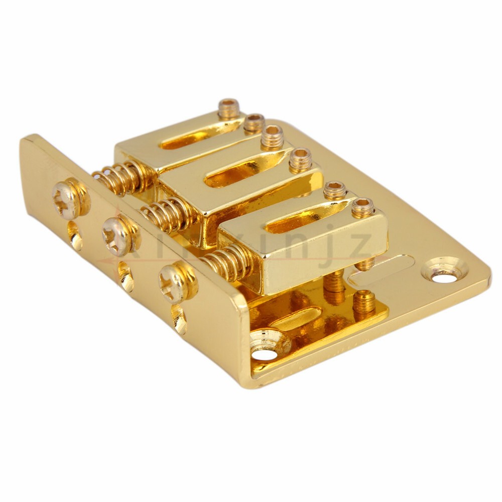 Adjustable Guitar Tailpiece Bridge for 3-String Cigar Box Guitar