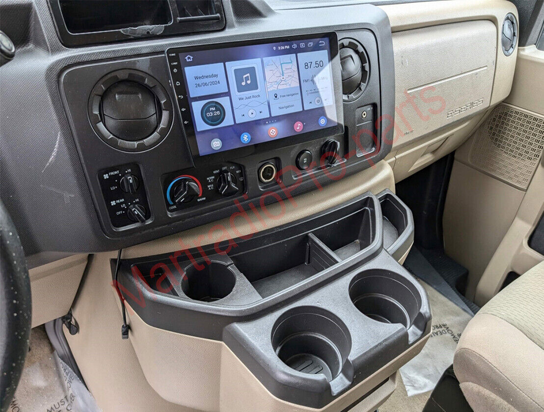 10" For 2009-2013 Ford E150 E250 E350 Apple Carplay Android 13 Stereo Radio GPS