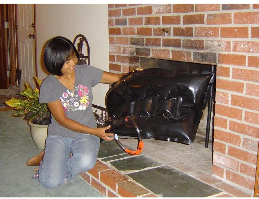 Fireplace Plug Rectangular Damper 16 X 40 in. Accessory Brick Masonry Fire Place