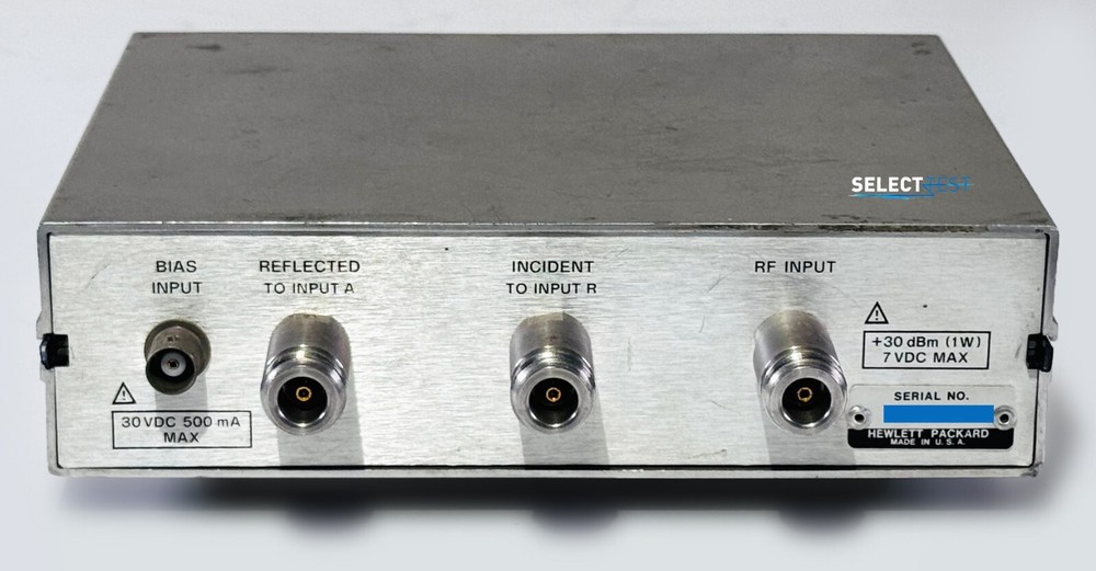 AGILENT (HP) 8502B TRANSMISSION / REFLECTION TEST SET ****LOOK**** (REF.: 389N)