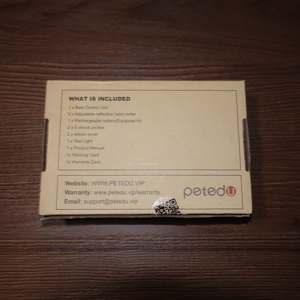 Smart Dog Bark Control Collar PB20 New Open Box