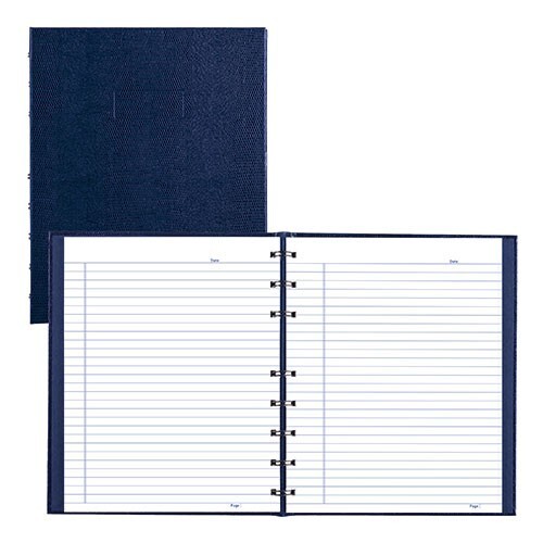 Rediform NotePro Executive Notebook/Indexing System Lizard Print 9.25"X7.25" BLU