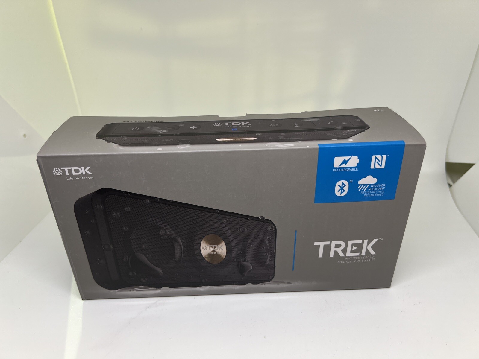 NEW TDK Life on Record Trek A26 Wireless Outdoor Speaker Bluetooth Weatherproof