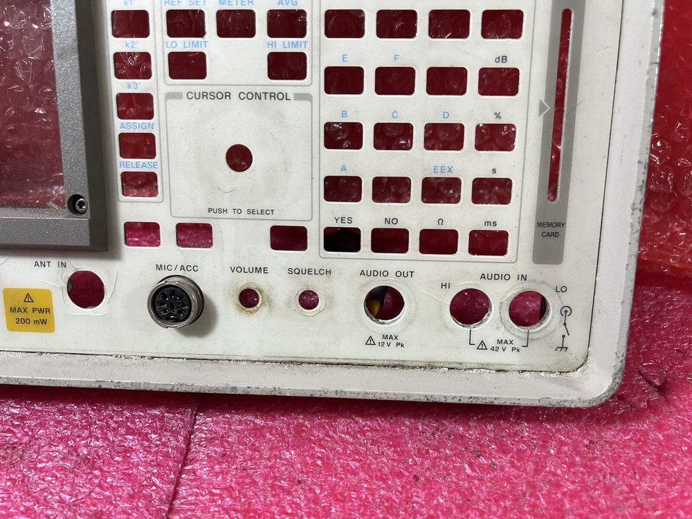 HP 8920A RF Communications Test Set ''Panel only''