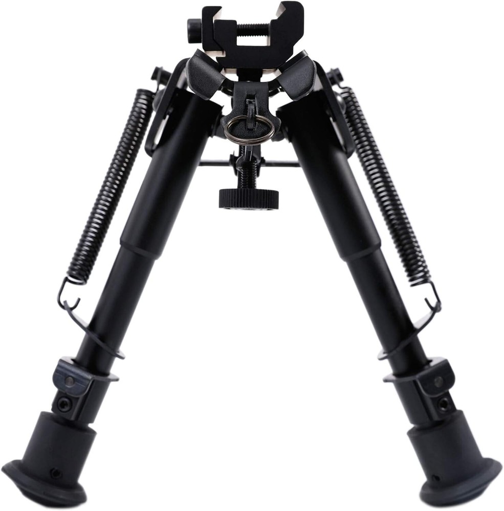 6-9" Adjustable Spring Return Bipod Adapter 20mm Picatinny Rail Mount Adapter