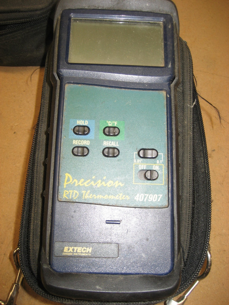 Extech Precision RTD Thermometer 407907 no thermal probe