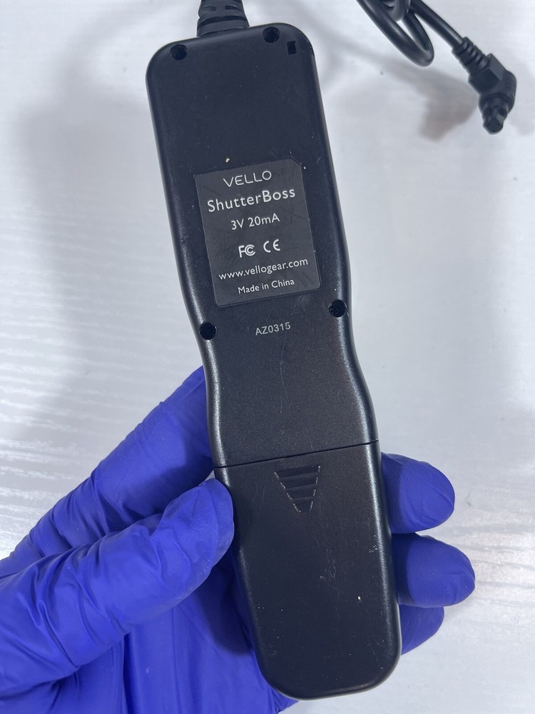 Vello ShutterBoss ll Remote Switch with Digital Timer Cannon 3 Pin