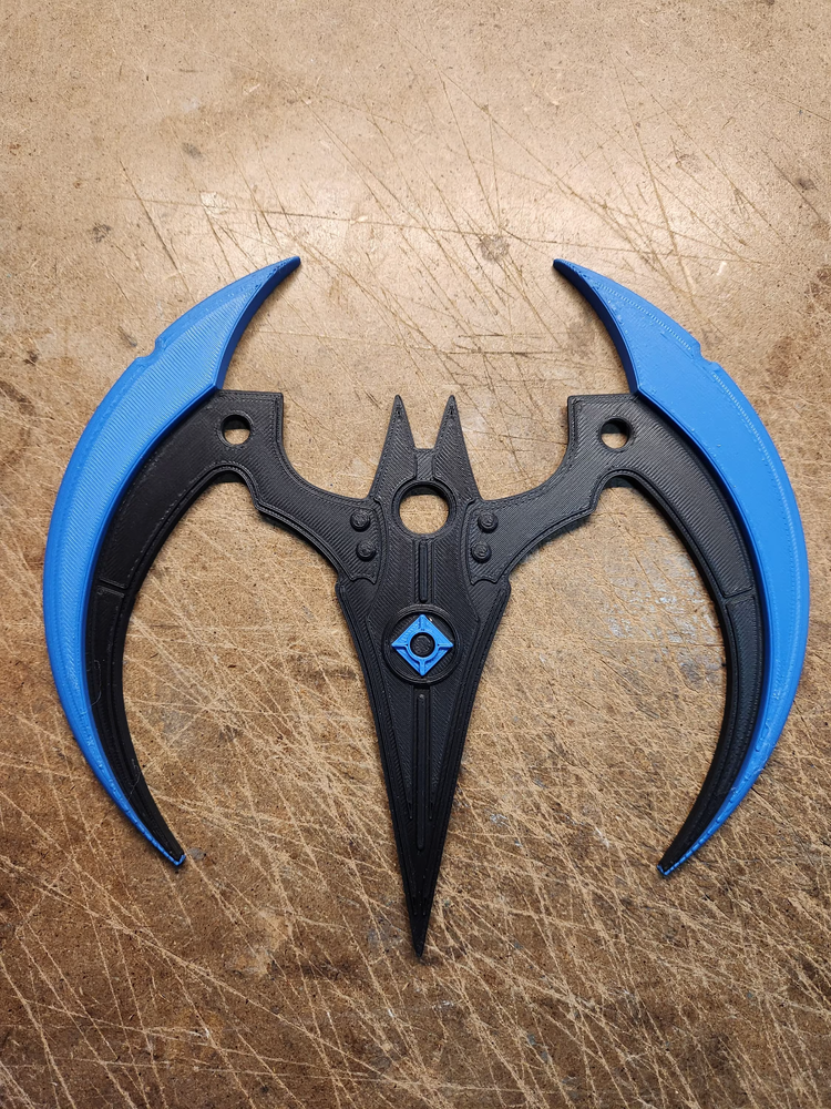 Arkham Knight Batarang (3d Printed Single print multi colors)